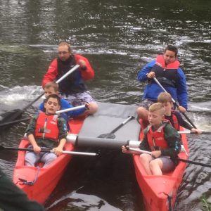 Paddle sports water sports fun day Tamworth scouts